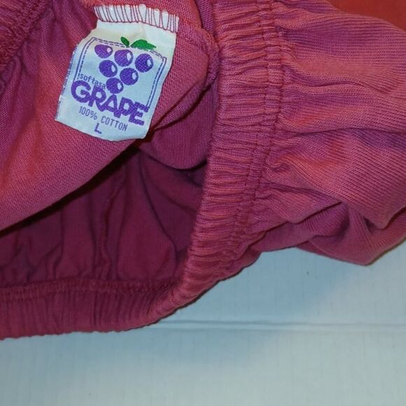 GRAPE Fashions Hot Pink Sweatpants - Women's Size L - Picture 5 of 5
